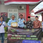 Ketum PPWI Silaturahmi dan Serahkan 125 Bibit Pohon ke Rutan Kelas 1 Way Hui Bandar Lampung
