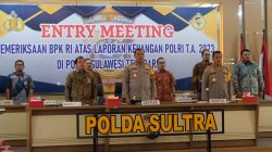 Entry Meeting, Badan Pemeriksa Keuangan (BPK RI) Periksa Laporan Keuangan di Polda Sultra